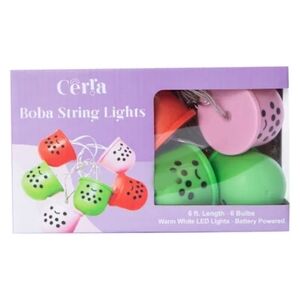 Cerla Boba Tea LED String Lights Bedroom Dorm Decor
